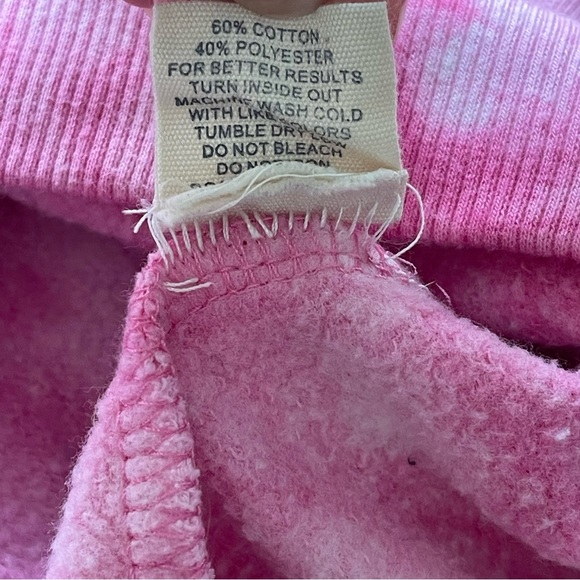 Simply Southern L pink tie dye sweatshirt - Picture 9 of 16
